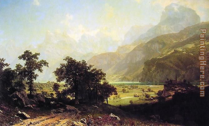 Albert Bierstadt Lake Lucerne, Switzerland